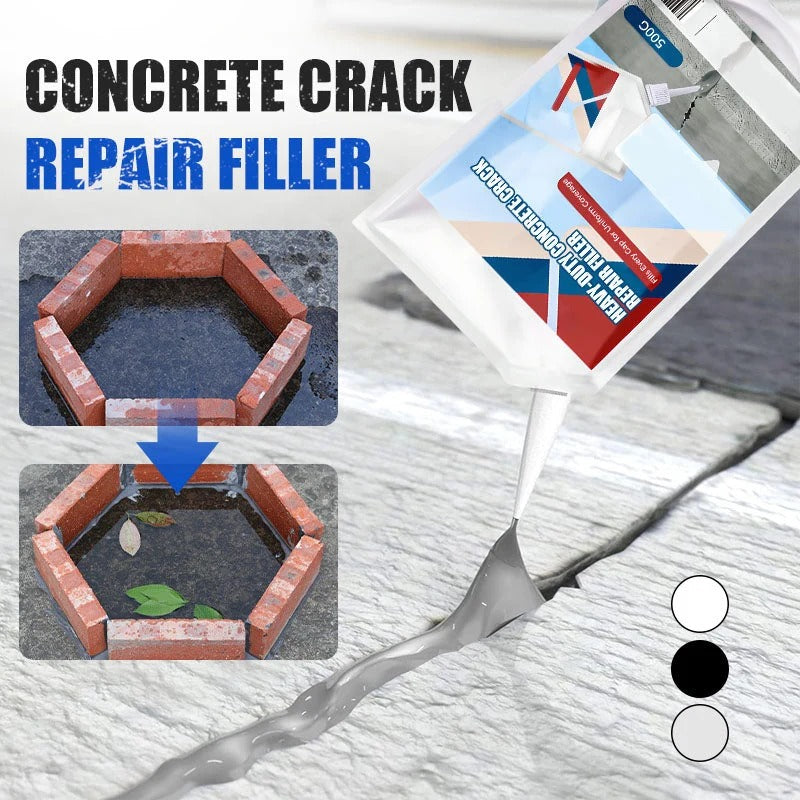 Waterproof Weather Resistant Concrete Crack Filler: Buy 1 Get 1 Free